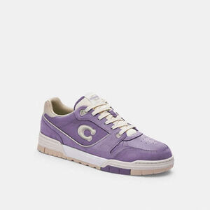 NEW Coach Soho Suede and Leather Sneaker in Violet Size 7 NIB